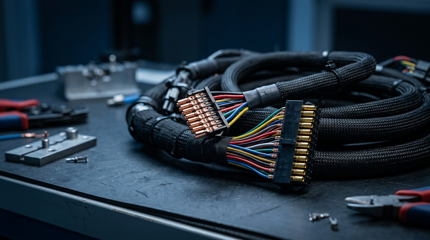 Wire harness and precision connectors manufacturing